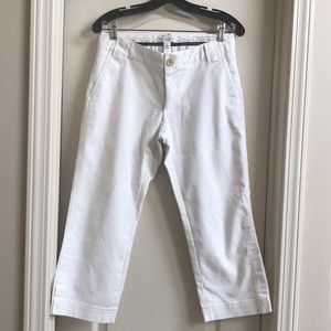 White dress capri pants